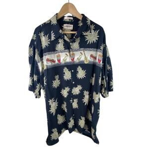 hawaiian shirt sz XL, very soft 100% rayon Campia Moda